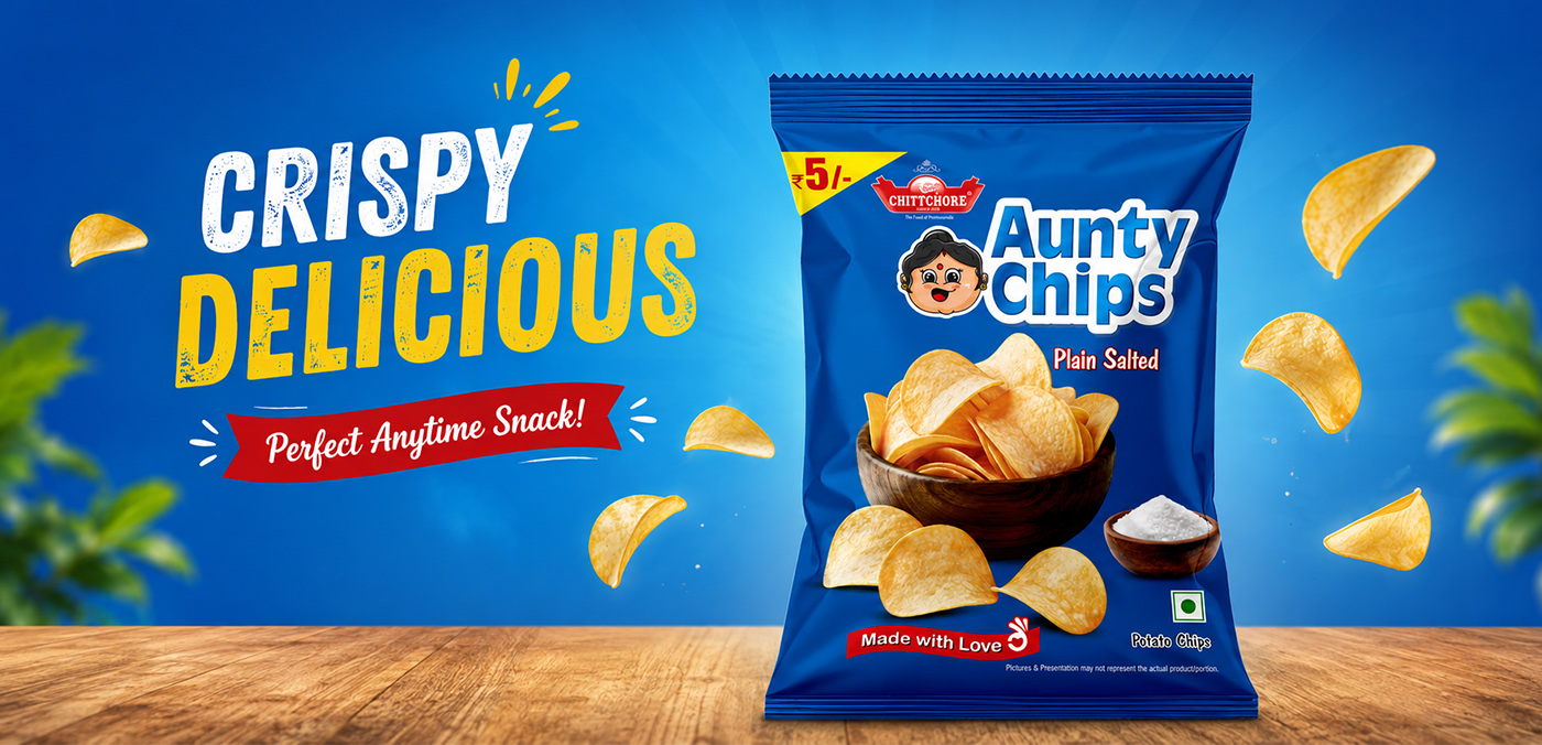 Chittchore Aunty Salted Chips
